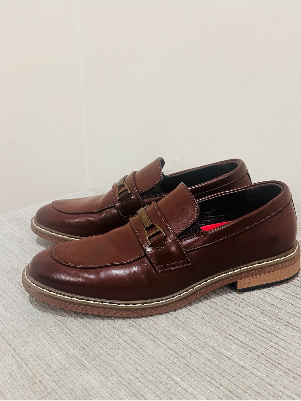 Bruno Marc Boys Dress Slip-on Penny Loafers SBLS2322K Dark Brown Size US 4